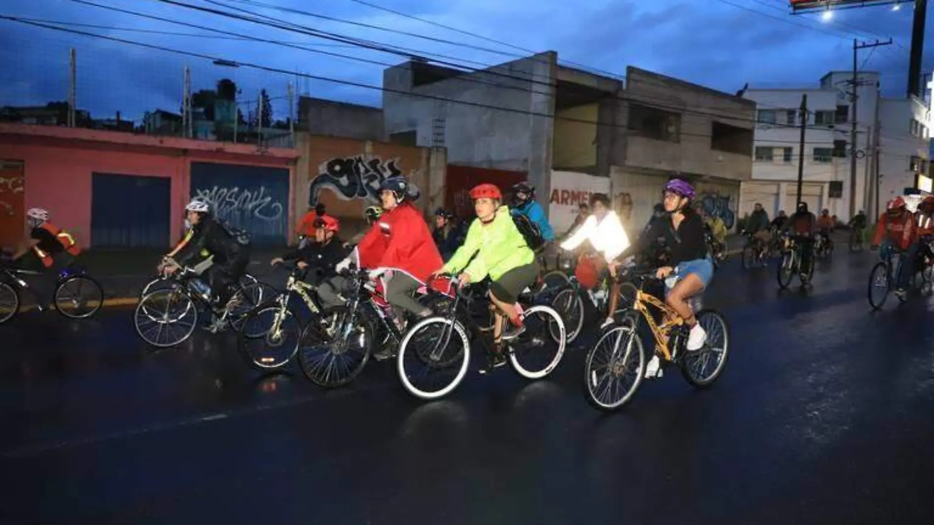 rodada ciclistas en puebla